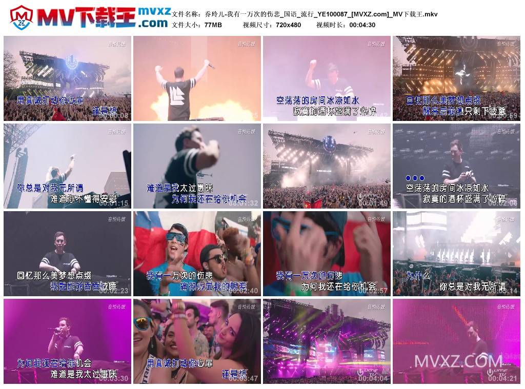 乔玲儿-我有一万次的伤悲_国语_流行_YE100087